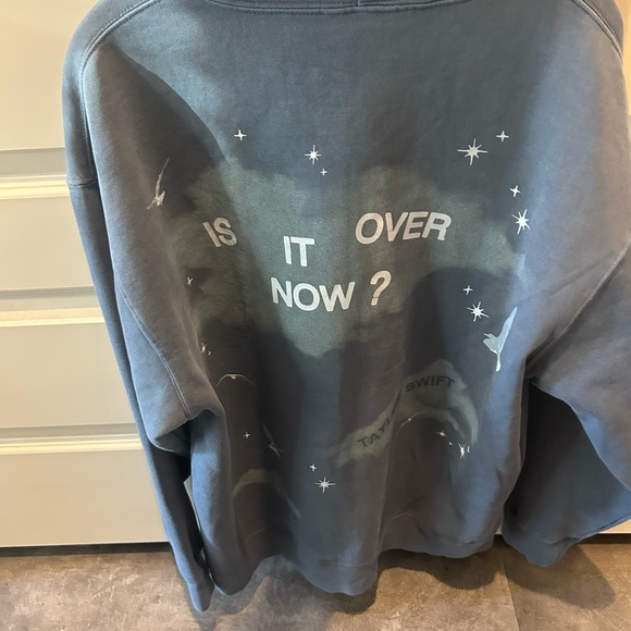 1989 Taylor's Version Is It Over Now Full Zip Up Hoodie Size Medium - Picture 7 of 7
